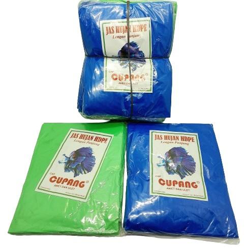 Jas Hujan Ponco Murah Terbaru Cupang Biru Jas Hujan Terusan Cupang Biru Pelindung Hujan Tahan Air Pl