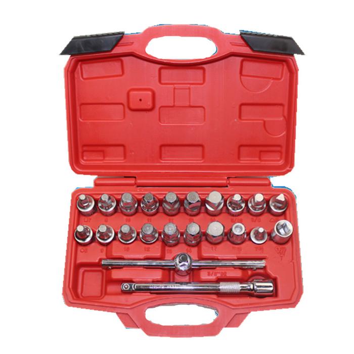 22pcs Oil Drain Screw Sets Oil Pan Screw Socket Wrench Bottom of The