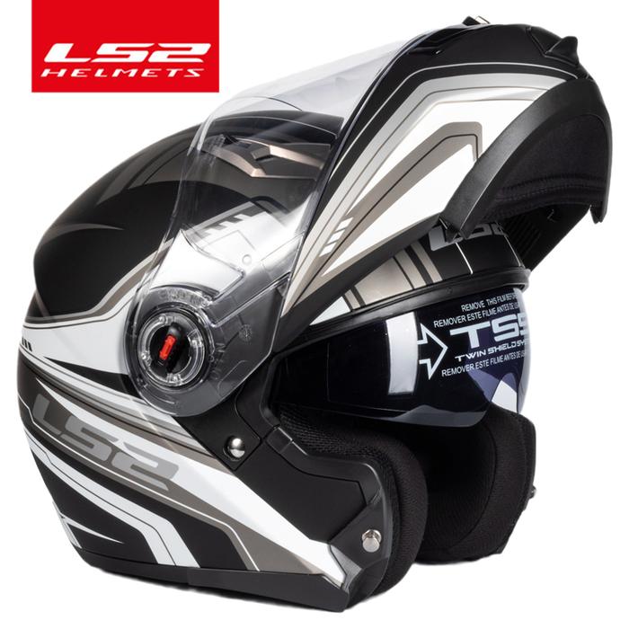 Capacete LS2 FF370 Flip up motorcycle helmet LS2 dual lens modular