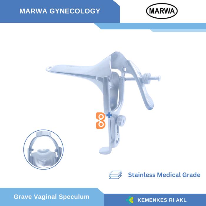 GRAVE Speculum / Specula / Cocor Bebek Stainless Steel / Spekulum