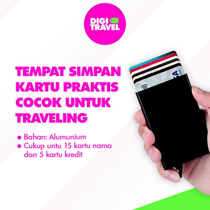 DIGI TRAVEL Card Holder RFID | Tempat Penyimpanan Kartu | Dompet | Dompet Kartu