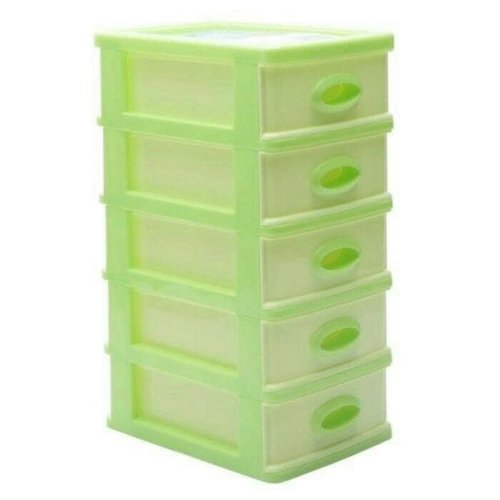 Laci Mini Container Susun 5 Shinpo 363-5 / Box Container Tempat Penyimpanan Plastik / Kotak Obat P3k