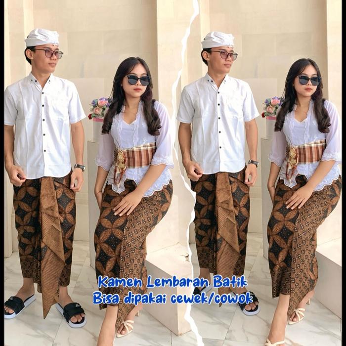 KAMEN LEMBARAN BATIK // set couple batik halus // COUPLE BATIK INDIGO // SET COPELAN BATIK INDI