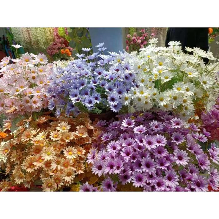 Bunga Aster Artificial Hiasan Bunga Dekorasi