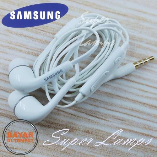 Samsung Headset Handsfree Superr Bass Ear Buds Kabel Anti Kusut Original Universal Untuk Semua Merk 