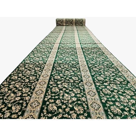 BERKUALITAS Karpet Sajadah Masjid Mushola Turki, Sajadah Turkey Style 3 Baris Ukuran Lebar 4 Meter