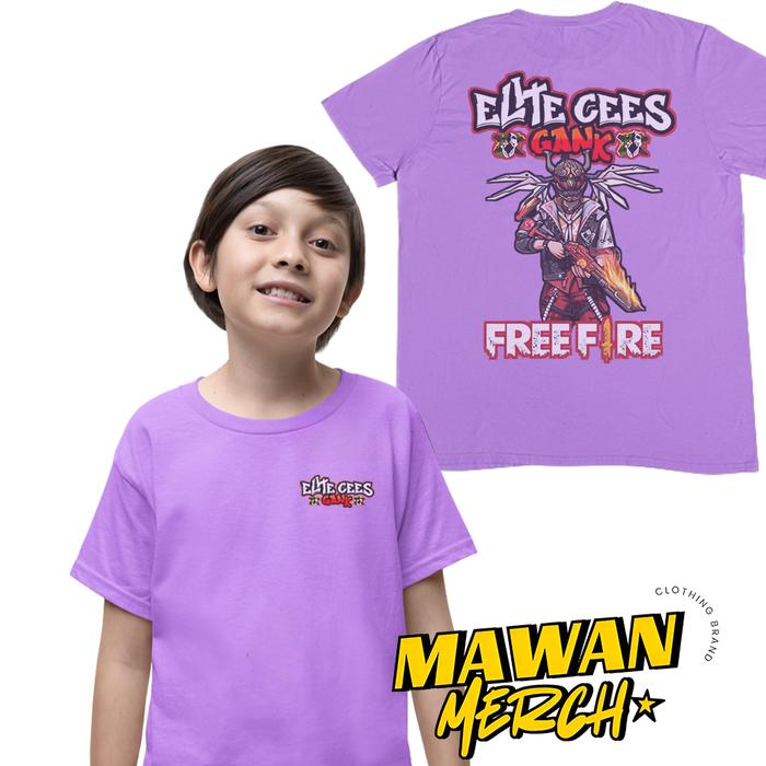 Kaos Anak FF Elite Pass Edition β Full Skin Print + Nama Sendiri