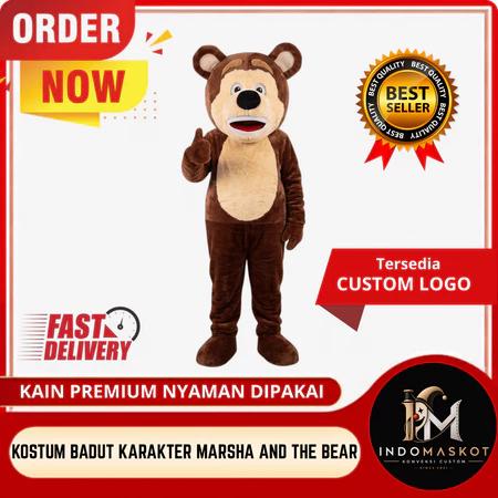 KOSTUM BADUT BERUANG MARSHA