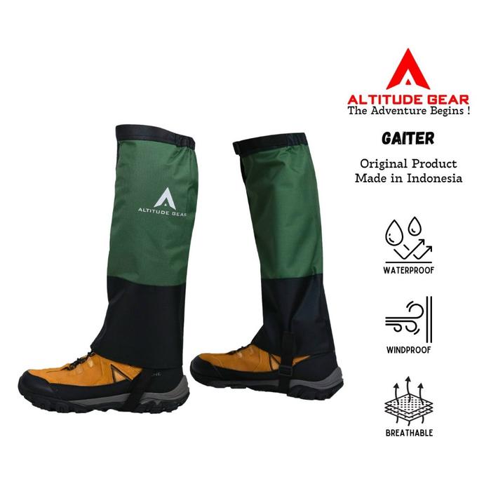 Gaiter Altitude Gear Waterproof - Pelindung Sepatu Kaki