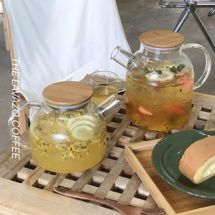 Teko Pitcher Kaca Tahan Panas | Teapot Chinese Tea | Pitcher Teh Jus