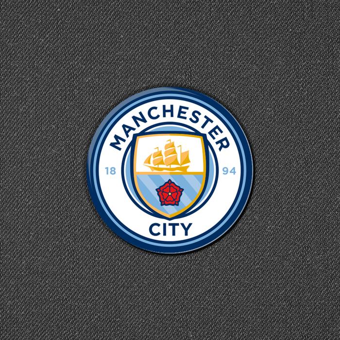 Manchester City - Pin Acrylic Enamel Pin Style Aksesoris buat Tas, Jacket, Topi Akrilik Clips
