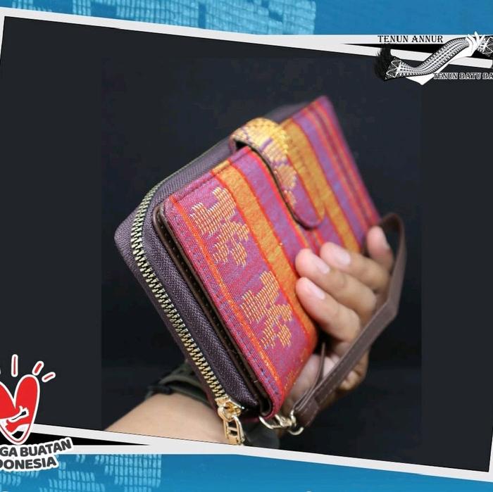 dompet tenun songket batu bara