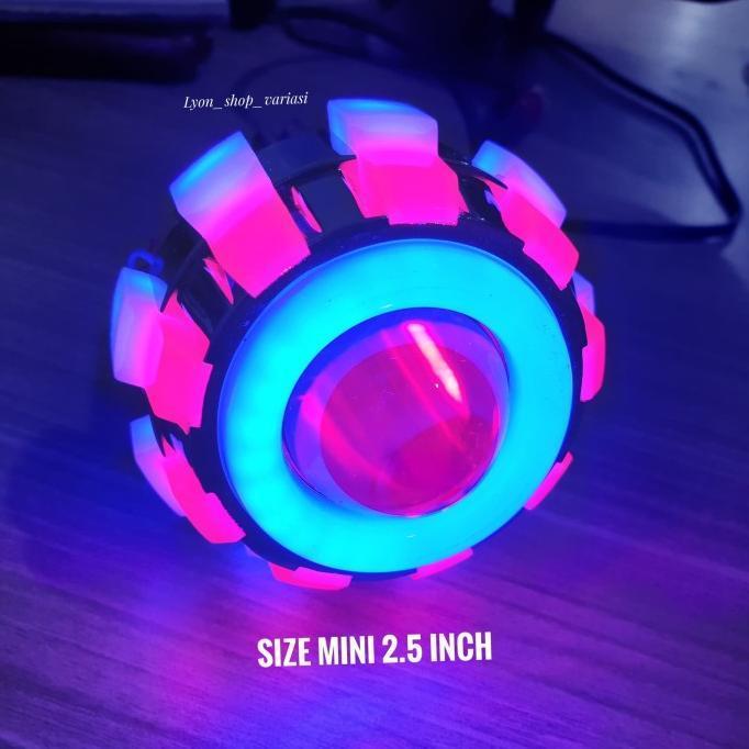 LAMPU PROJIE LED DEPAN MINI TRANSFORMERS AE DE RUNNING