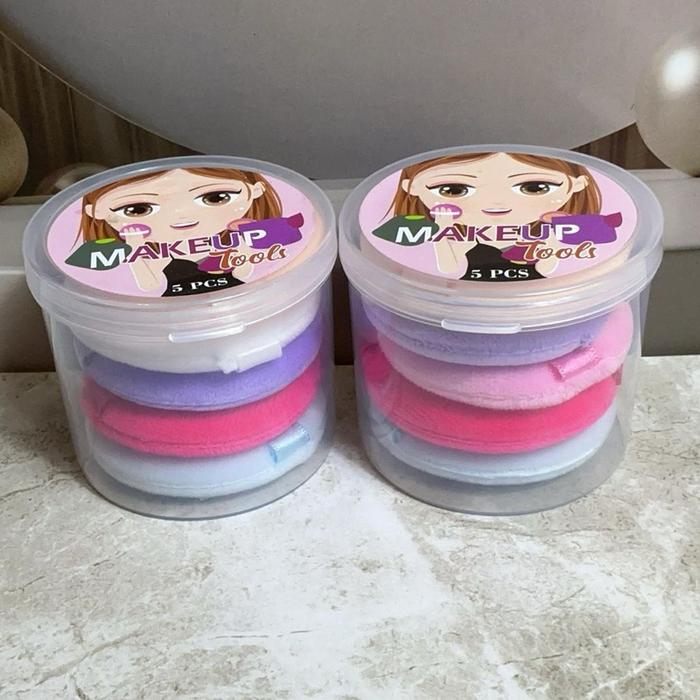 Spons bedak isi 5/spons lose powder
