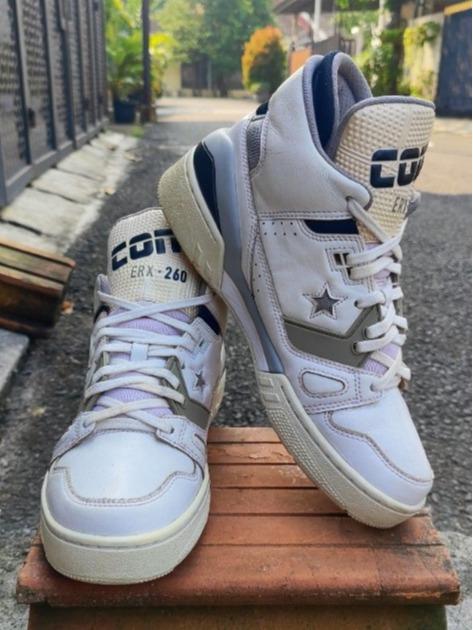 Converse ERX 260 Mid Leather White Grey Size 40