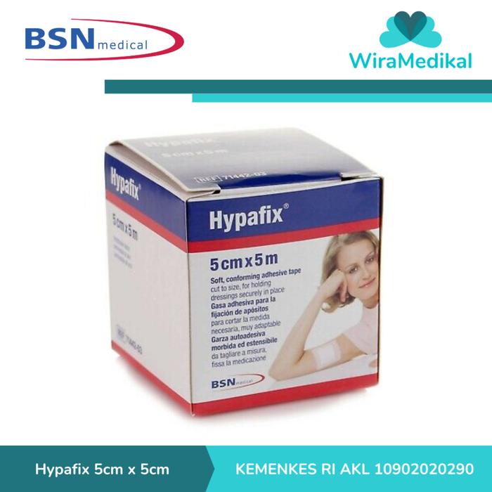 LEUKOPLAST HYPAFIX 5CMX5M / LEUKOPLAST HYPAFIX BSN / PLESTER PENUTUP LUKA ANTI AIR