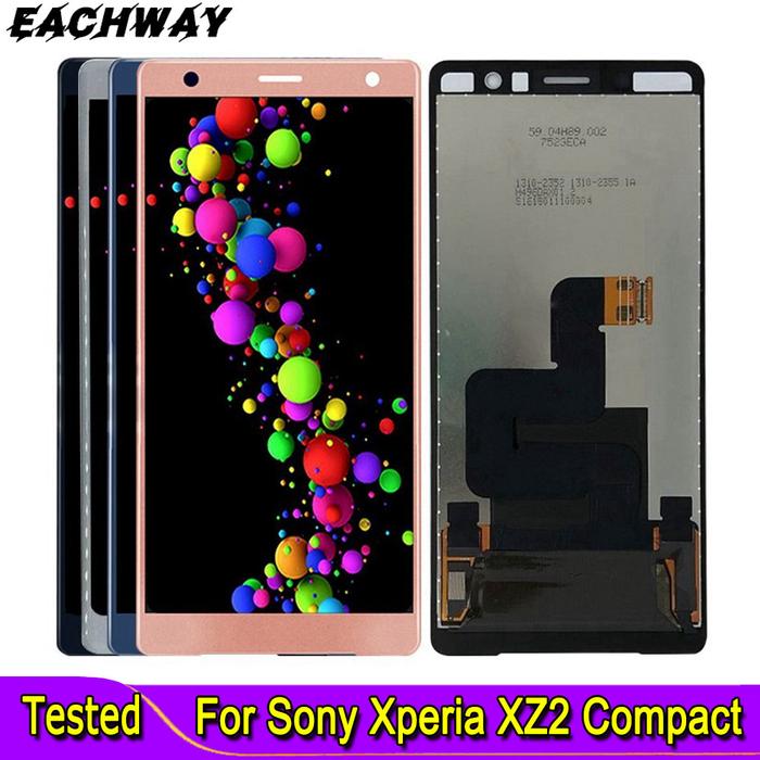 AMOLED 5.0" For Sony Xperia XZ2 Compact LCD Display Touch Screen