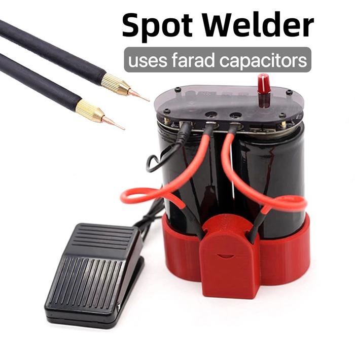 Farad Capacitor Spot Welder OLED Display 2.7V 3000F Portable Spot