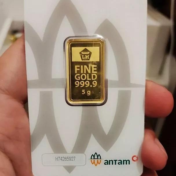 LM Antam 5 gram 2026 Logam mulia Certieye Retro