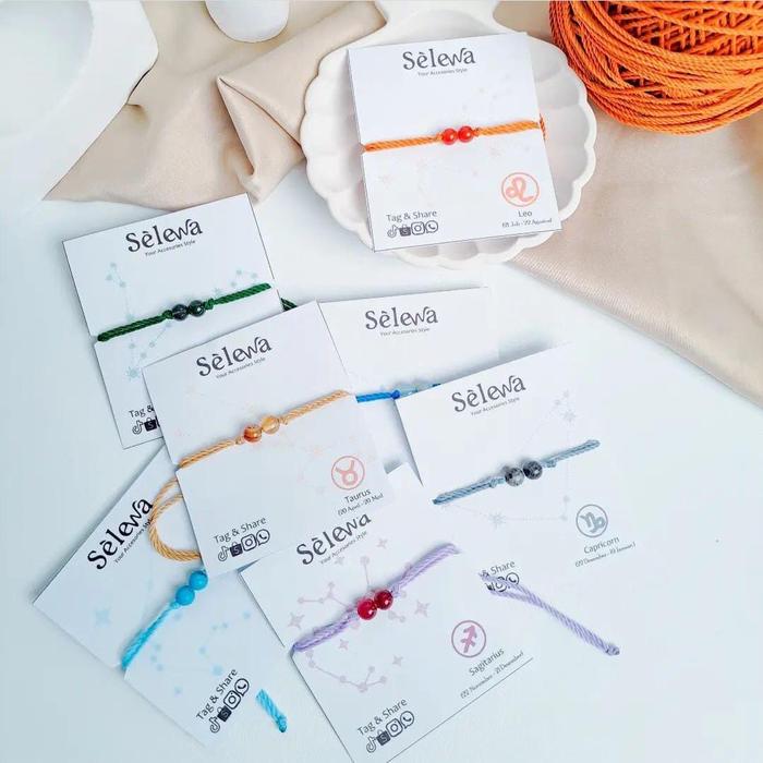 SELEWA ZODIAK (gelang zodiak)