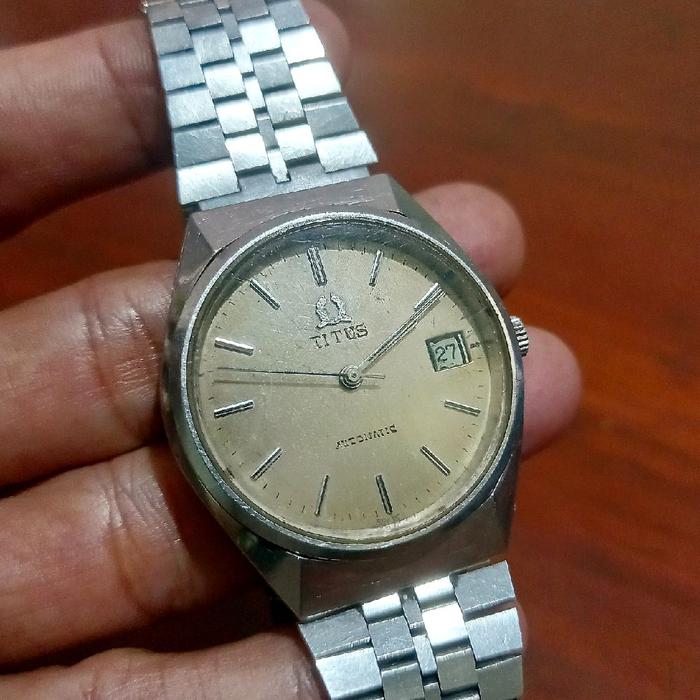 Full Ori Titus Dress Watch Automatic Vintage 1960s