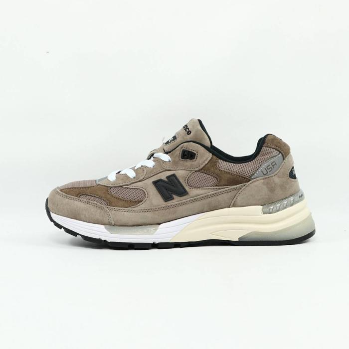 SEPATU NB KASUAL M992J2 992 X JJJJound BROWN BNIB FULL TAG BARCODE BAHAN LEATHER KULIT Sneakers Casu