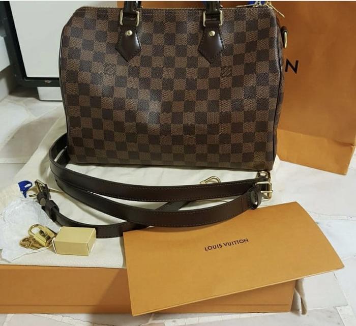 PRELOVED LV BANDOU 30 DAMIER