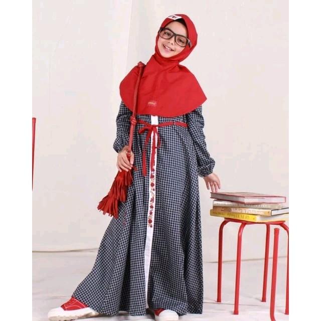 gamis anak dannis d'cambridge navy