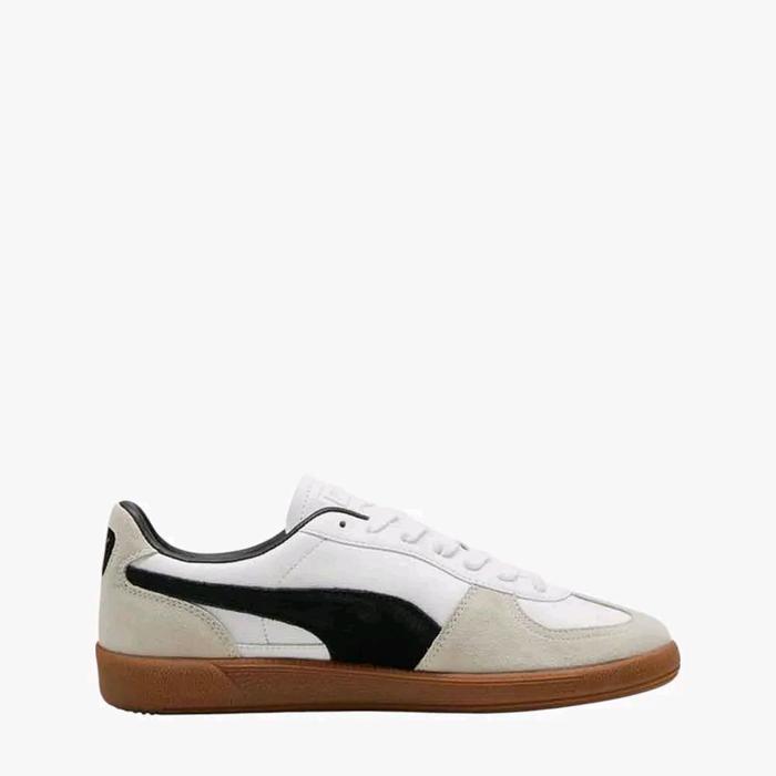 Sepatu Sneakers Pria Puma Palermo Lth Unisex Lifestyle Shoes - White PMA396464-01