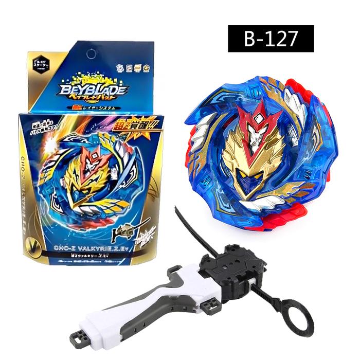 mainan Gasing / gangsing / mainan Beyblade Strom Gyro + launcher + Grip set mainan anak mainan gangs