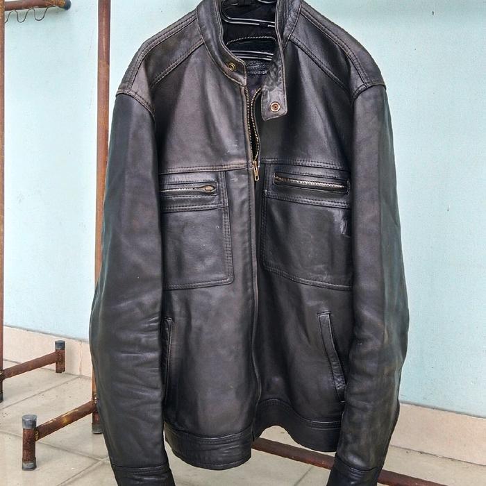 jaket kulit cafe racer asli kulit sapi rider motor touring lawas bekas vintage sepeda jam antik jadu