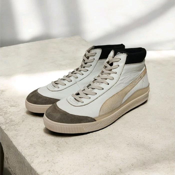 Rhude x Puma Basket '68 Drizzle White Sneakers Original