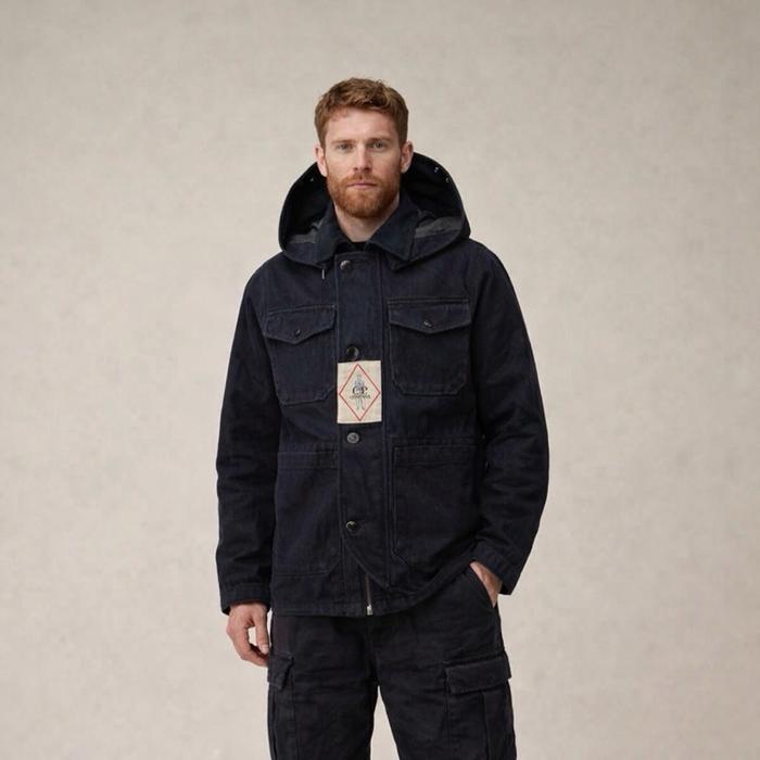 CP COMPANY Undersixteen Denim Goggle Jacket
