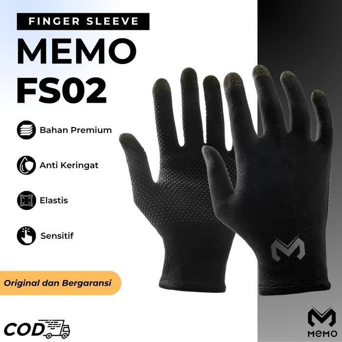 MEMO FS02 SARUNG TANGAN UNTUK GAME Hitam