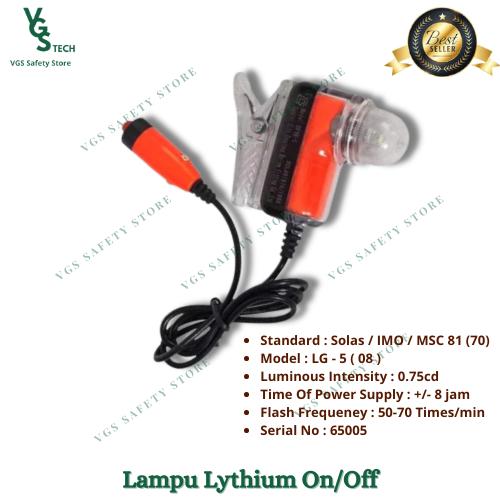 Lampu Life Jacket Life Jacket Light Lampu Pelampung Darurat LED