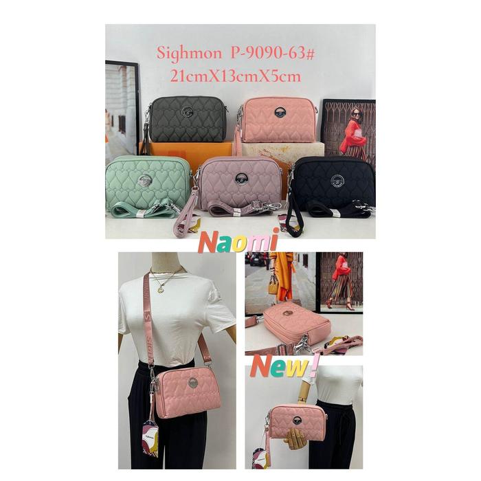 Tas dompet sighmon P 9090-63/ tas dompet parasut wanita/ tas hp/ tas jinjing ori wanita