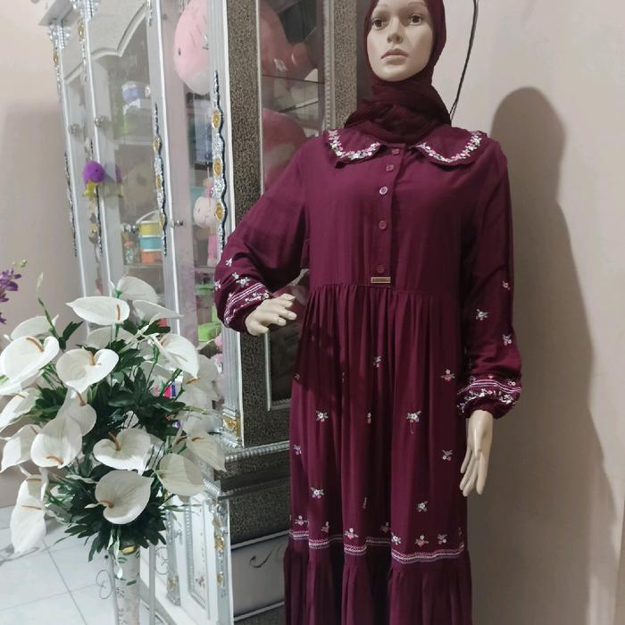 MIDI DRESS ABIYAN MURAH Dress Casual Rayon