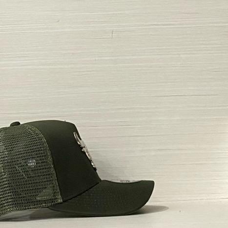 Topi Baseball Trucker Jaring Banteng Besi Silver