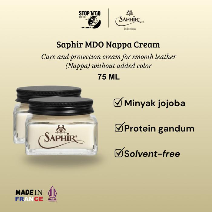 (PROMO) SAPHIR MDO NAPPA CREAM - 75ML