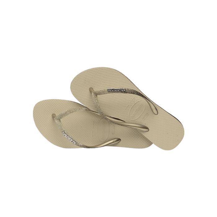 Havaianas 0154 Slim Sparkle Metallic - Sand - Sandal Wanita