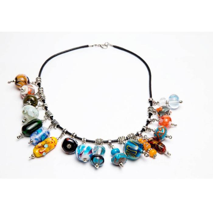 Isi 10 Bahan Kerajinan Kalung Tali Kalung Hitam Kalung Tali Hitam