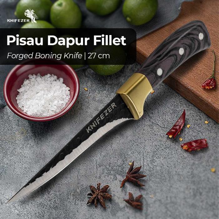 KNF Pisau Dapur Filet Pisau Daging Boning knife Forget