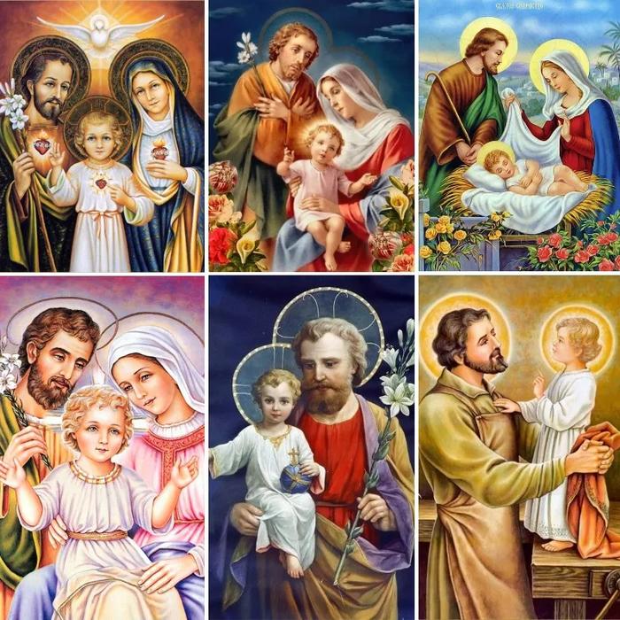 5D DIY Christian Holy Saint Family Jesus Vigin Mother Diamond