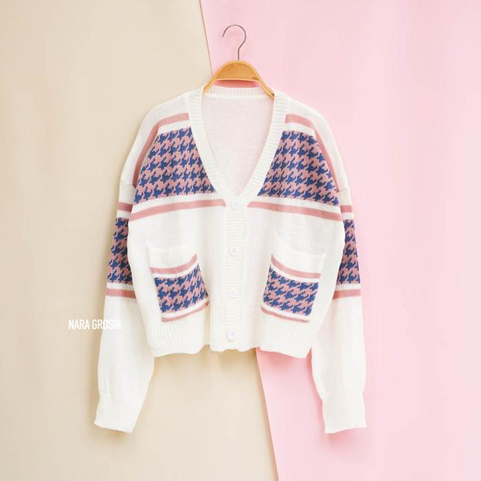 Baru Clemira Outer l Cardigan Crop Oversize