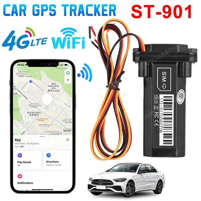 ST-901 GPS Positioning Tracker Micro Locator Tracking Fence Historical Route ACC Detection Car Track