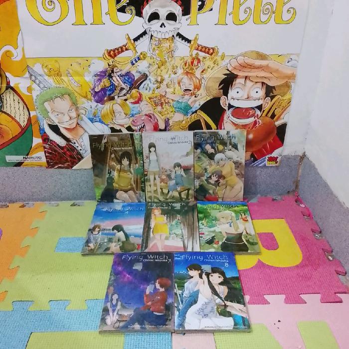 komik full set flying witch 1-8