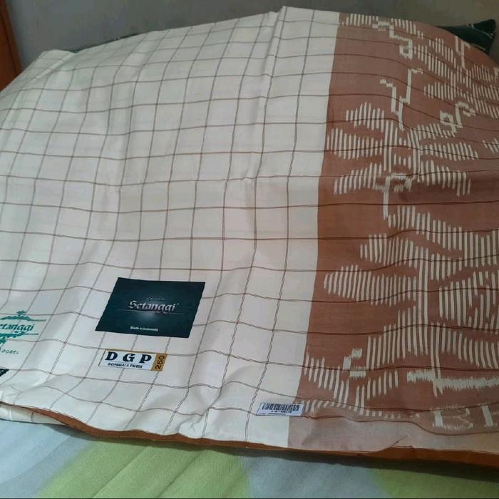 SARUNG BHS DGP PUTIH SETANGGI SUTERA SPUNSILK 210 JADUL