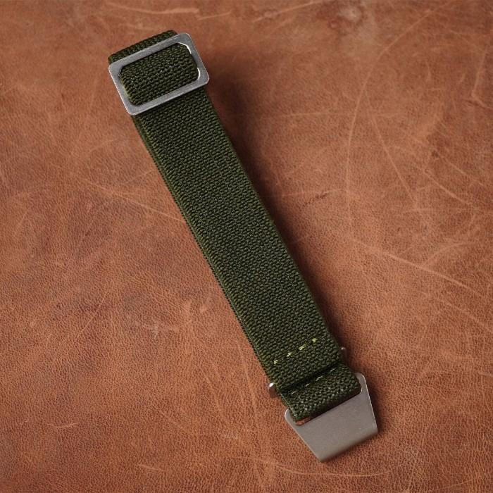 Mn20 Strap Tali Jam Tangan Strapguy Green-Stainless 20Mm
