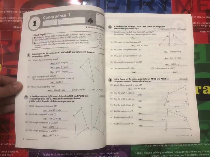 5 Buku/Set Kumon Geometri SMP Matematika Sekolah Menengah Matematika