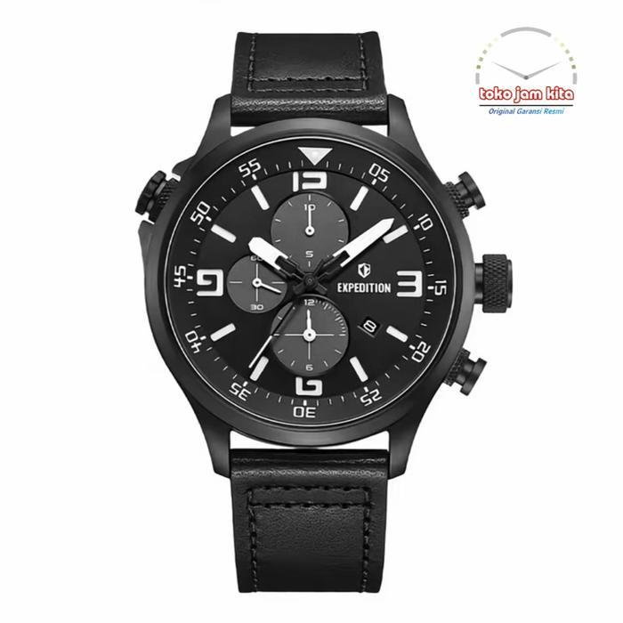 Jam Tangan Pria Expedition E 6318 M Original dengan Tali Kulit dan Garansi Resmi 1 Tahun